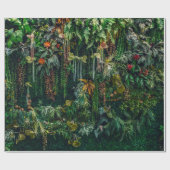 壁に植飾物が生える ラッピングペーパー (フラット)