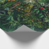 壁に植飾物が生える ラッピングペーパー (角)