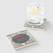 壁に穴、壁に穴、壁に穴、穴 ストーンコースター (横)