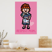 壁に絵を描くな ポスター (キッチン)