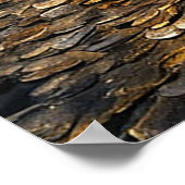 壁のある金ゴールド ポスター (角)