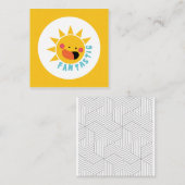 壁のアクセントとトリートメント>壁のデカールとシール スクエア名刺 (正面/裏面)