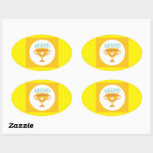 壁のアクセントとトリートメント>壁のデカールとシール 楕円形シール (シート)