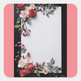 壁のアクセント&トリートメント>壁のデカール&シール スクエアシール