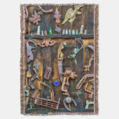 壁のアンティークコレクション スローブランケット (正面縦)