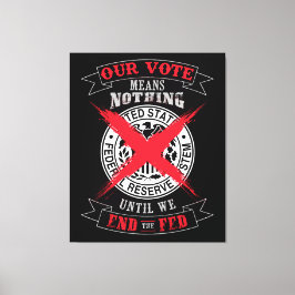 壁のアート食べ物を与えを終了する キャンバスプリント