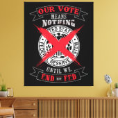 壁のアート食べ物を与えを終了する キャンバスプリント (インサイチュ (リビング))