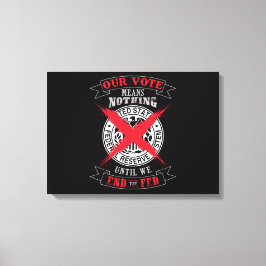 壁のアート食べ物を与えを終了する キャンバスプリント