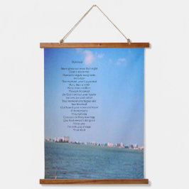 壁のアート「宛先」 吊り下げ型タペストリー