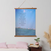 壁のアート「宛先」 吊り下げ型タペストリー (寝室)