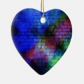 壁のグラフィティ セラミックオーナメント (右)