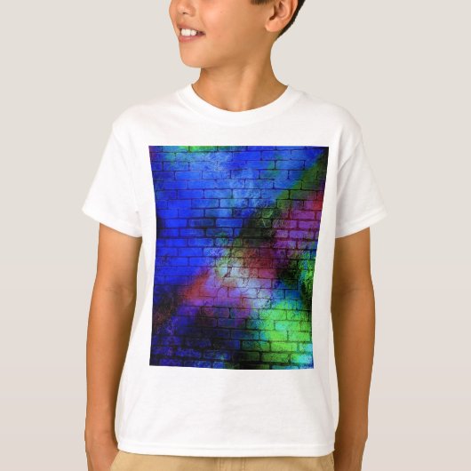 壁のグラフィティ Tシャツ (正面)