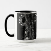 壁のコーヒー・マグの鋲 マグカップ (左)