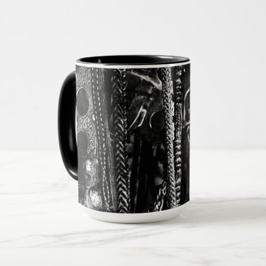 壁のコーヒー・マグの鋲 マグカップ (正面左)