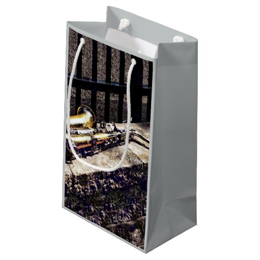 壁のサクソフォン スモールペーパーバッグ (裏面アングル)