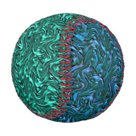 壁のシンプルな緑と青のテクスチャのように見える 野球ボール