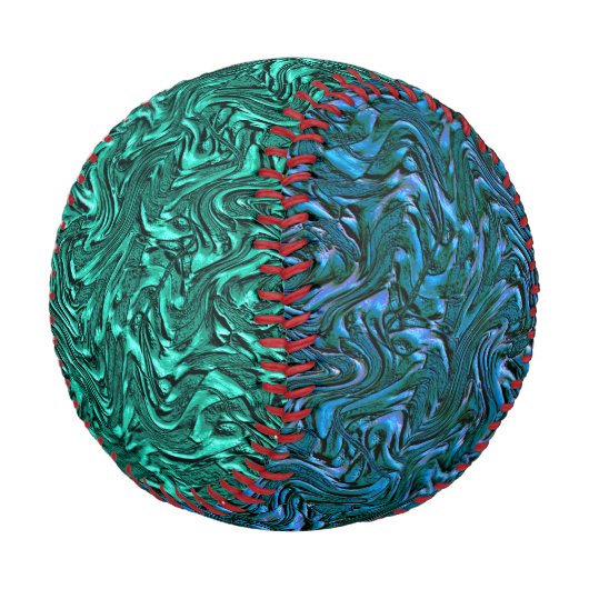 壁のシンプルな緑と青のテクスチャのように見える 野球ボール (アングル)