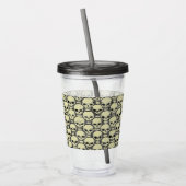 壁のスカル アクリルタンブラー (左)