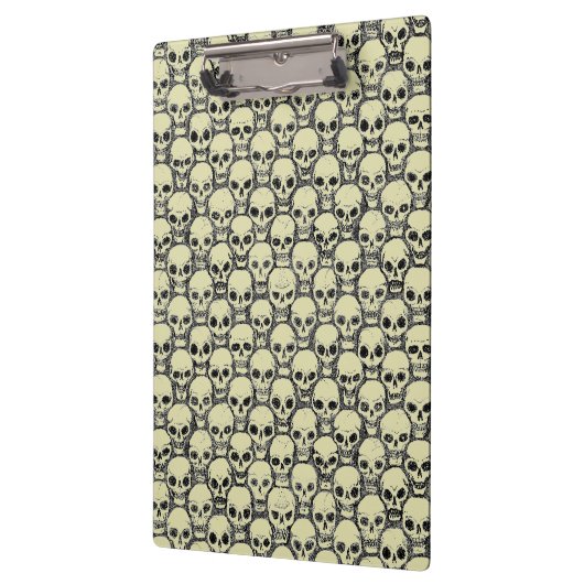 壁のスカル クリップボード (左)