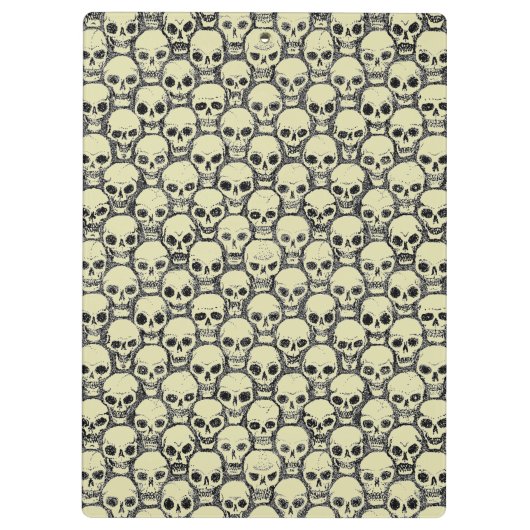 壁のスカル クリップボード (裏面)