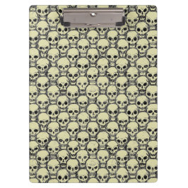 壁のスカル クリップボード