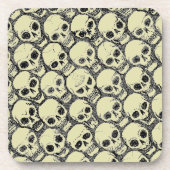 壁のスカル コースター (正面)