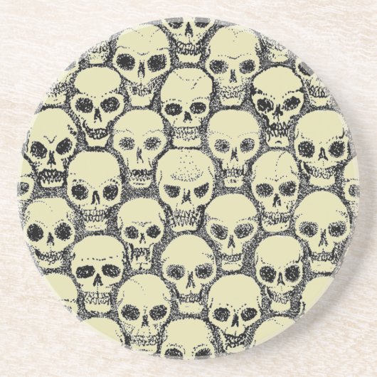 壁のスカル コースター (正面)