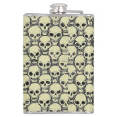 壁のスカル フラスク (裏面)