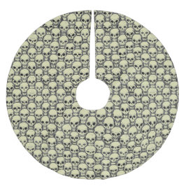 壁のスカル ブラッシュドポリエステルツリースカート