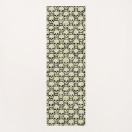 壁のスカル ヨガマット