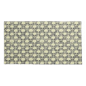 壁のスカル 枕カバー (裏面-左)