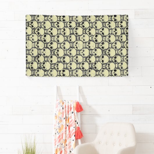 壁のスカル 横断幕 (インサイチュ)