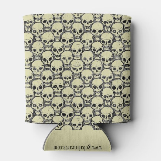 壁のスカル 缶クーラー (裏面)