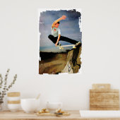 壁のスケートボード ポスター (キッチン)