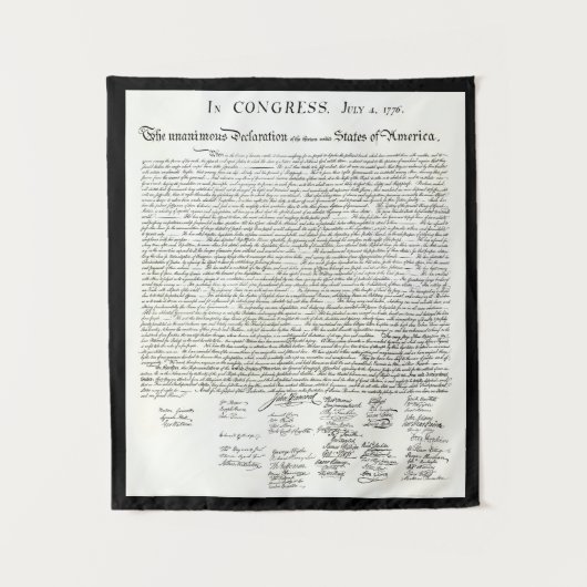 壁のタペストリー米国の独立宣言 タペストリー (正面)