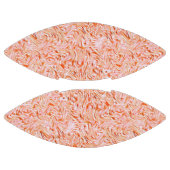 壁のテクスチャのように見える、サーモンカラー アメリカンフットボール (パネル)