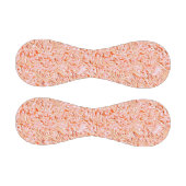 壁のテクスチャのように見える、サーモンカラー 野球ボール (パネル)