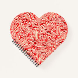 壁のテクスチャ付きのサーモントーンのように見える ノートブック