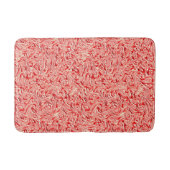 壁のテクスチャ付きのサーモントーンのように見える バスマット (正面)