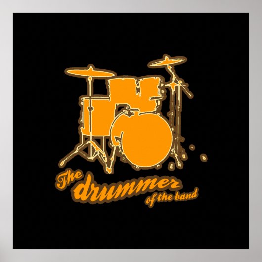 壁のドラム ポスター (正面)