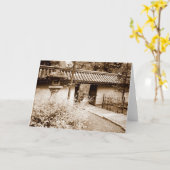 壁のド日本のア カード (黄色い花)