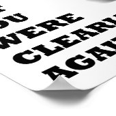 壁のポスターに投げ付けおもしろいる ポスター (角)