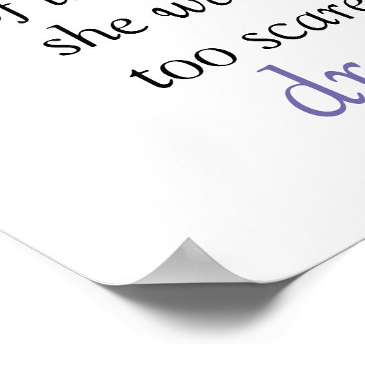 壁のポスター彼女はクラウンの引用文 ポスター (角)