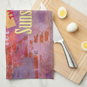 壁のメッセージ キッチンタオル (四つ折り)