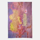 壁のメッセージ キッチンタオル (縦)