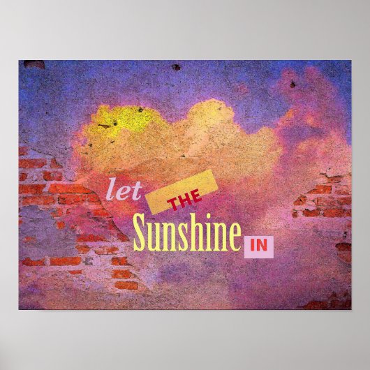 壁のメッセージ ポスター (正面)