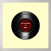 壁のレコード ポスター (正面)