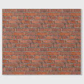 壁のレンガ ラッピングペーパー (フラット)