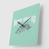 壁の与え時計を表示しない スクエア壁時計 (傾斜)