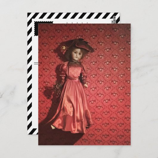 壁の人形 ポストカード (正面/裏面)